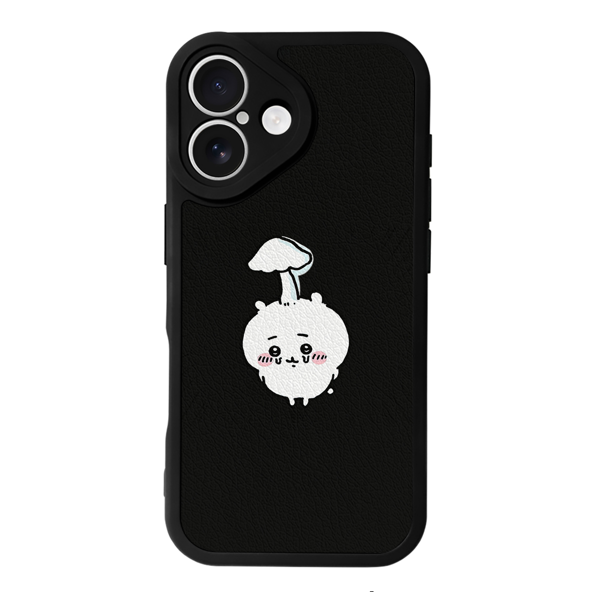 （画像用） ちいかわ ちいかわ Chii-kawa chiikawa 【iPhone 16シリーズ対応】シリコンスマホケース（レザー調） 材質：シリコン